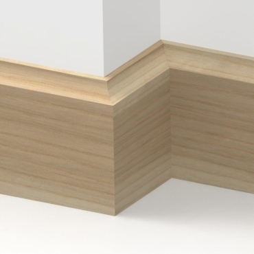 Solid Ash Scotia Skirting 3 metre