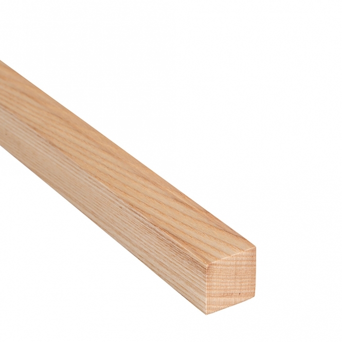 Solid Ash  Square Beading 9mm x 9mm