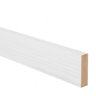 Solid Ash Square Edge Kitchen Worktop Upstand 3 Metre