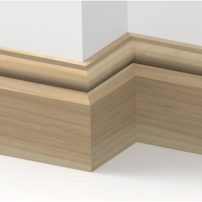 Solid Ash  Torus Skirting 3 metre