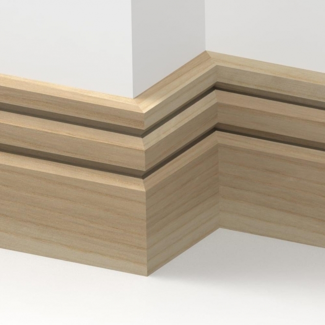 Solid Ash  Truro Skirting 3 metre