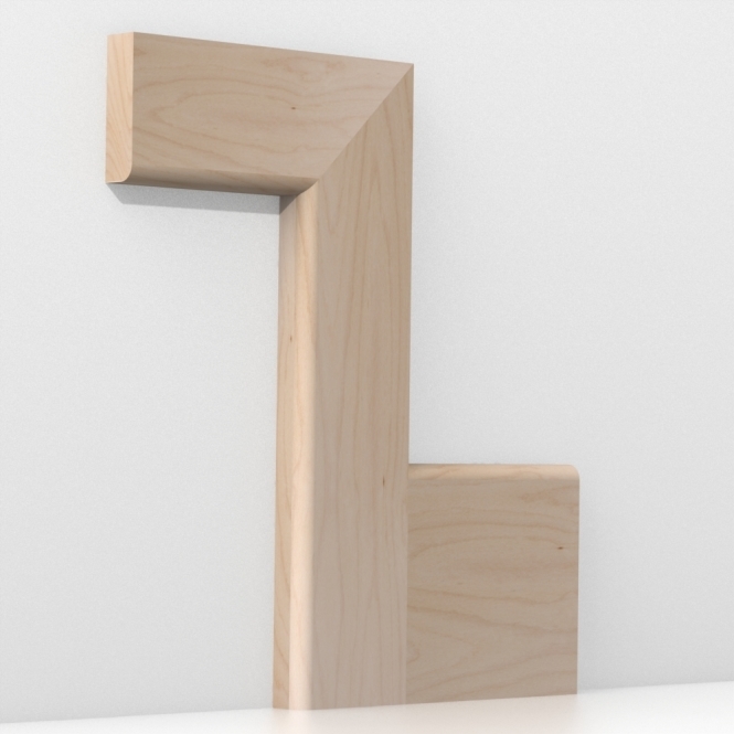 Solid Beech  Bullnose Architrave Lengths