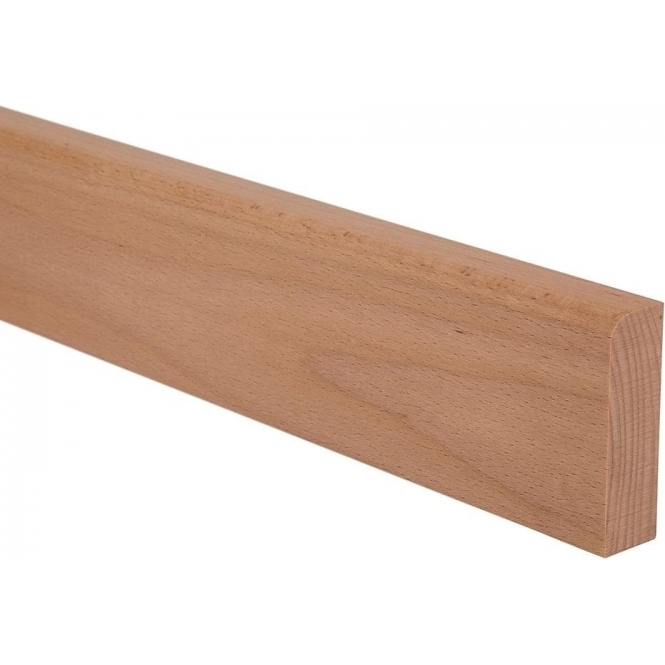 Solid Beech  Bullnose Kitchen Worktop Upstand 3 Metre