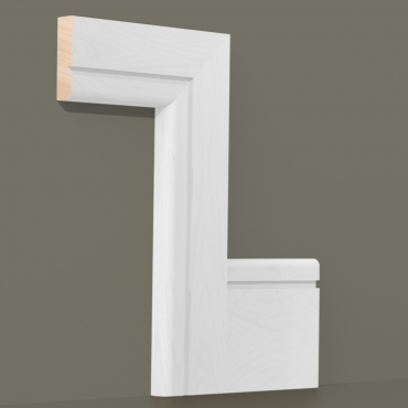 Solid Beech Bullnose Single Edge Architrave Sets