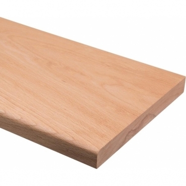 Solid Beech Bullnose Window Board 2.4 metre x 25mm