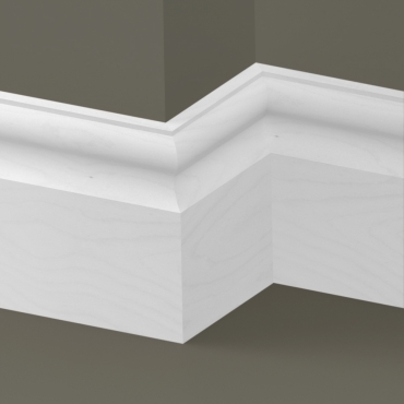 Solid Beech Cambridge Skirting 3 metre
