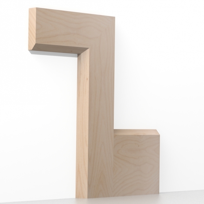 Solid Beech  Chamfered Architrave Lengths