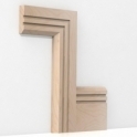 Solid Beech Chamfered Double Edge Architrave Sets