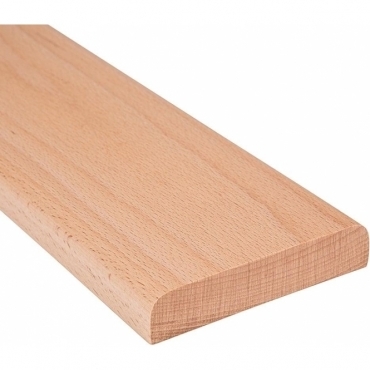 Solid Beech Flat Door Threshold 110mm Wide