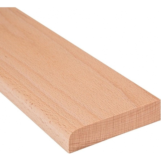 Solid Beech  Flat Edge Door Threshold 35mm Wide