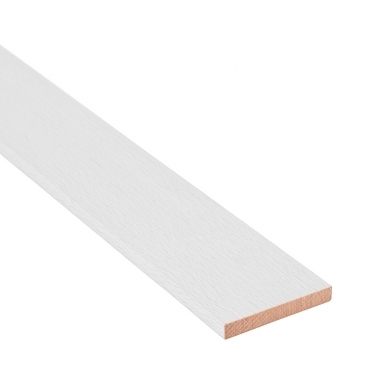 Solid Beech Flat Square Edge Beading Strip 100mm x 7mm