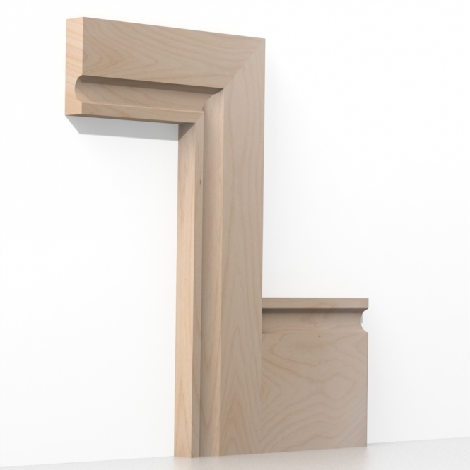Solid Beech  Flute Architrave Lengths