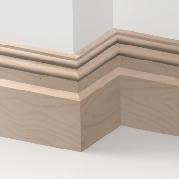 Solid Beech Henley Skirting 3 metre