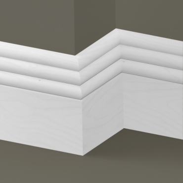 Solid Beech Hove Skirting 3 metre