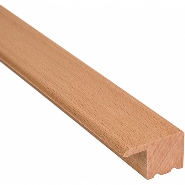 Solid Beech L Section Door Threshold 3.0 Metre
