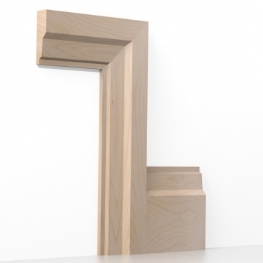 Solid Beech Lambs Tongue Architrave Lengths