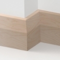 Solid Beech Long Chamfer Skirting 3 metre