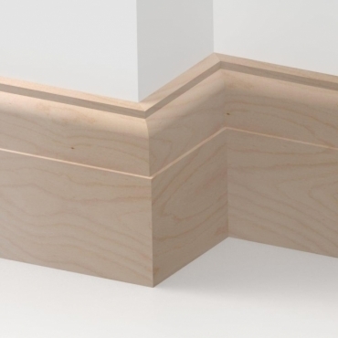 Solid Beech Regent Skirting 3 metre