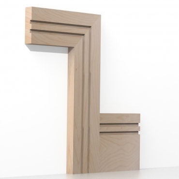 Solid Beech Square Double Edge Architrave Lengths