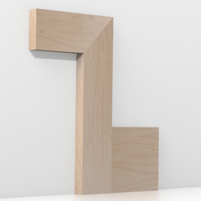 Solid Beech  Square Edge Architrave Lengths