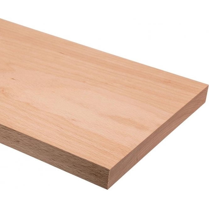 Solid Beech  Square Edge Shelf 1 metre x 20mm
