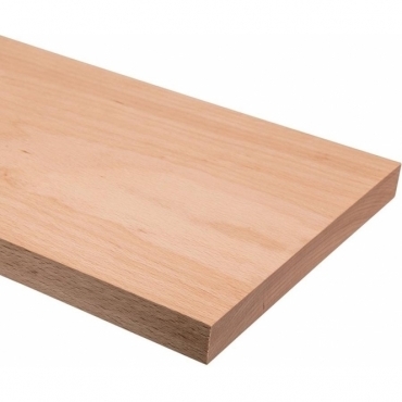 Solid Beech Square Edge Shelf 3 metre x 20mm