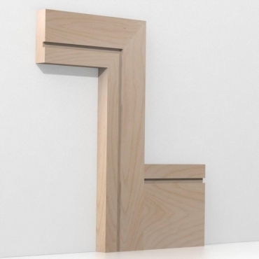 Solid Beech Square Single Edge Architrave Sets