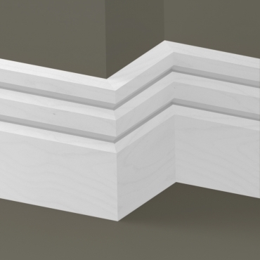 Solid Beech Truro Skirting 3 metre