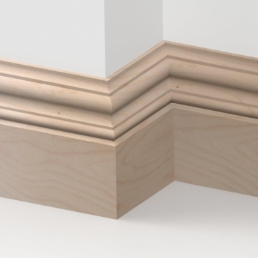 Solid Beech Windsor Skirting 3 metre