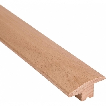 Solid Beech Wood to Carpet Threshold 2.4 Metre