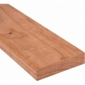 Solid Cherry Flat Edge Door Threshold 144mm Wide