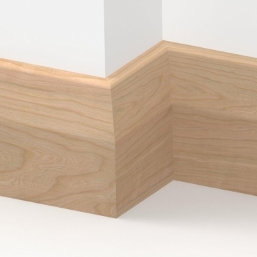 Solid Cherry Long Chamfer Skirting 2.7 metre