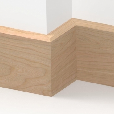 Solid Cherry Mini Chamfered Skirting 2.7 metre