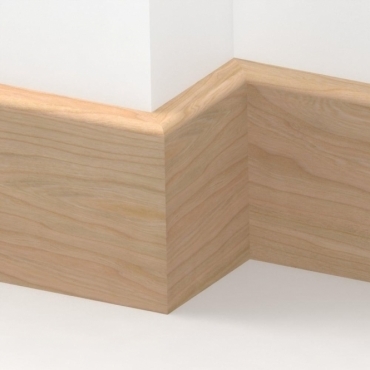 Solid Cherry Pencil Round Skirting 2.7 metre
