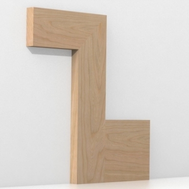 Solid Cherry Square Edge Architrave Sets