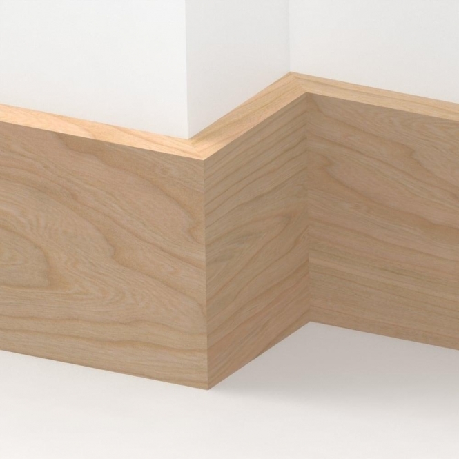 Solid Cherry  Square Edge Skirting 2.7 metre