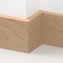 Solid Cherry Square Edge Skirting 2.7 metre
