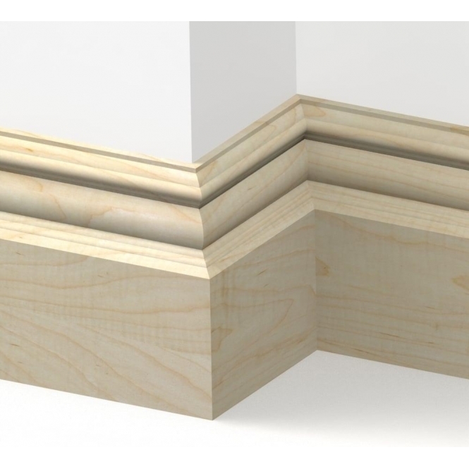 Solid Maple  Bromley Skirting 3 metre