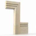 Solid Maple Bullnose Double Edge Architrave Sets