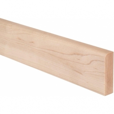 Solid Maple Bullnose Kitchen Worktop Upstand 2.7 Metre