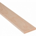 Solid Maple Flat Square Edge Beading Strip 90mm x 7mm