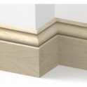 Solid Maple Ogee Skirting 3 metre