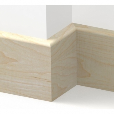 Solid Maple Pencil Round Skirting 2.7 metre