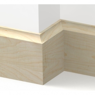 Solid Maple Scotia Skirting 3 metre