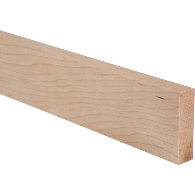 Solid Maple  Square Edge Upstand 2.7 Metre