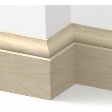 Solid Maple Tulip Skirting 3 metre