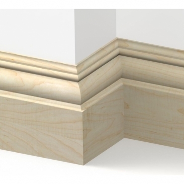 Solid Maple Warwick Skirting 3 metre