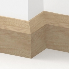 Solid Oak Bevel Skirting Board 3 metre