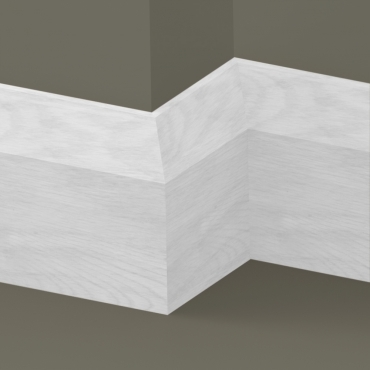 Solid Oak Bevel Skirting Board 3 metre