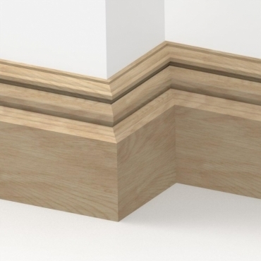 Solid Oak Bromley Skirting Board 3 metre